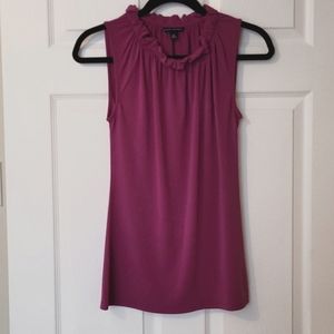 Banana Republic XS  women's sleeveless dress top. Purple.